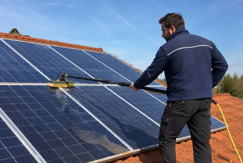 Nettoyage et entretien de panneaux solaires à Fourques